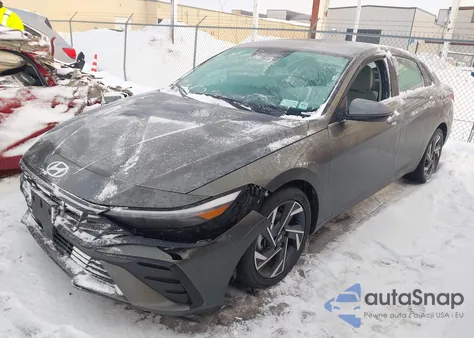 2025 Hyundai Elantra Limited from USA, damaged, VIN KMHLP4DG8SU055827